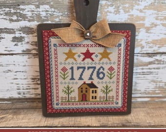 TABLEAU D'ÉCHANTILLONNAGE MAISON - Panneau de finition au point de croix, support point de croix, panneau de finition personnalisé