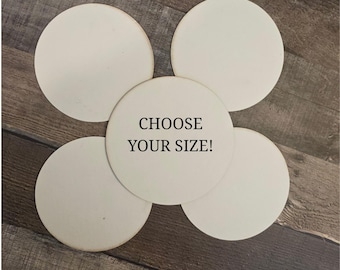 MAT BOARD ROUNDS (Unfinished), Cross Stitch Finishing, Pick Your Size