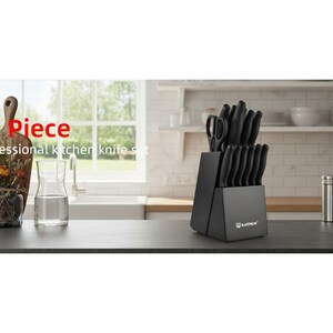 Modern kitchen knife holder with sharpener