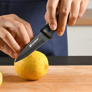 Kitchen knives with non slip handles