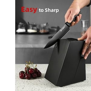 Durable carbon steel cooking knives