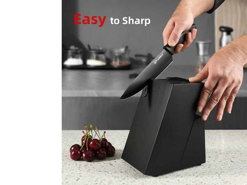 Durable carbon steel cooking knives