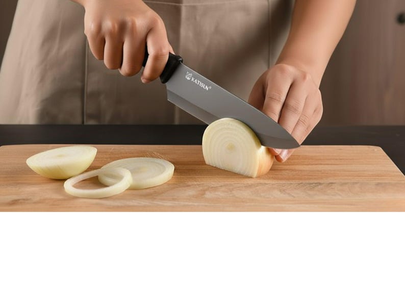 Professional kitchen knife set storage block
