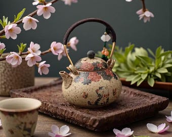 2 Cup Teapot in Cats and Kittens Design by Heron Cross Pottery - Etsy