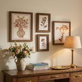 Brown Textured Wood Picture Frame - Multiple Sizes Photo Frame (4x6/5x7/8x10/11x14) Wall Hanging & Tabletop Home Decor Frame (Single/Set) product logo