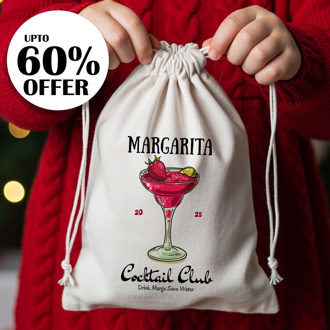 Classy Bachelorette Party-customize Margarita Cocktail Club Bag-welcome ...
