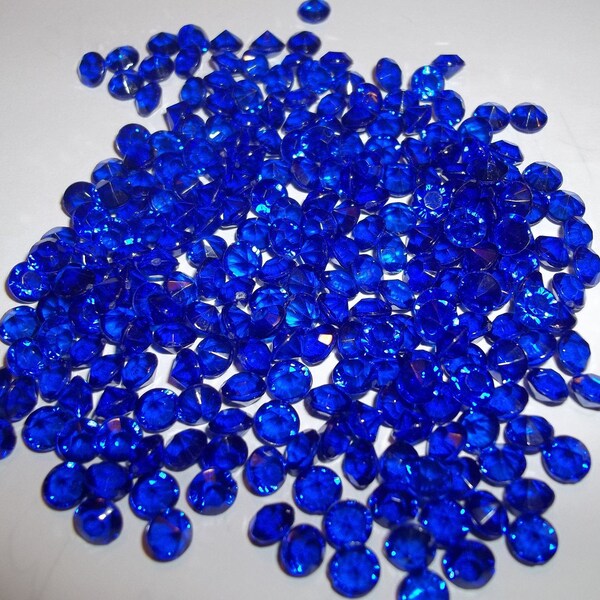 200 Royal Blue Colorful Confetti Party Diamonds 1CT Size