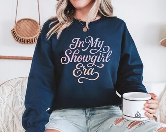 In My Showgirl Era Shirt Comfort Colors Cowgirl Concert Tee – Retro Country Music Graphic T‑Shirt, Western Festival Top Gift for Her