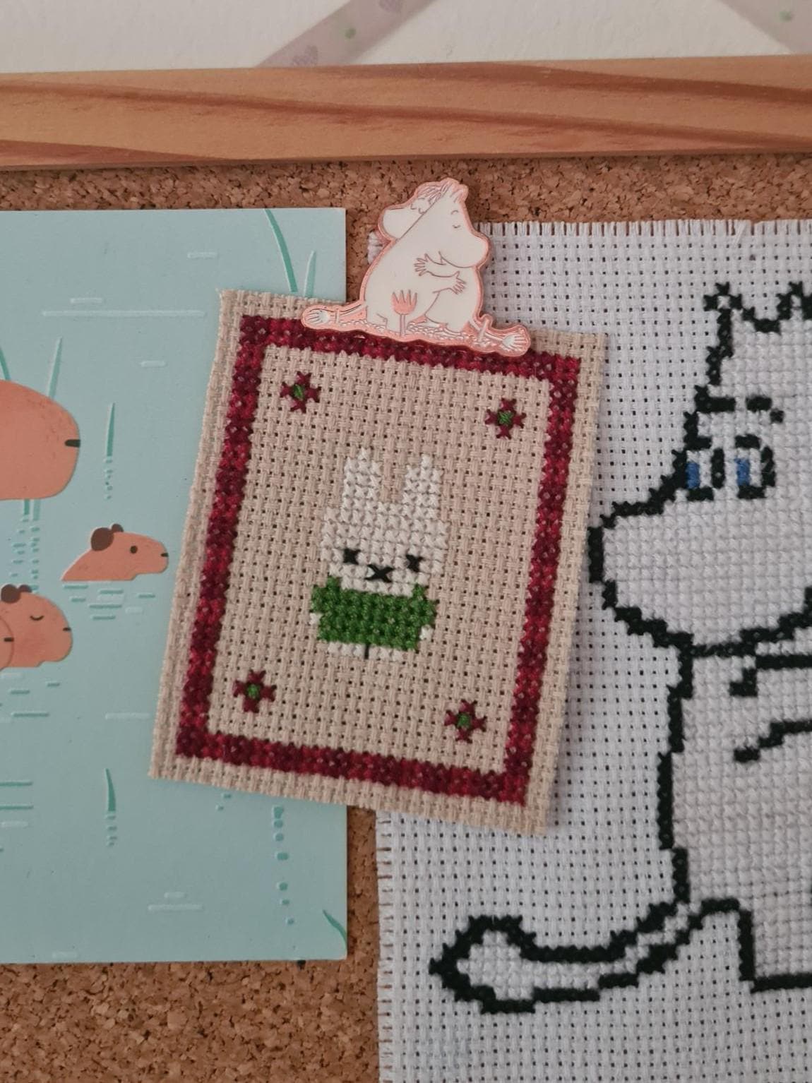 Mini Miffy Beginner Craft Friendly Cross Stitch Pattern, Polaroid