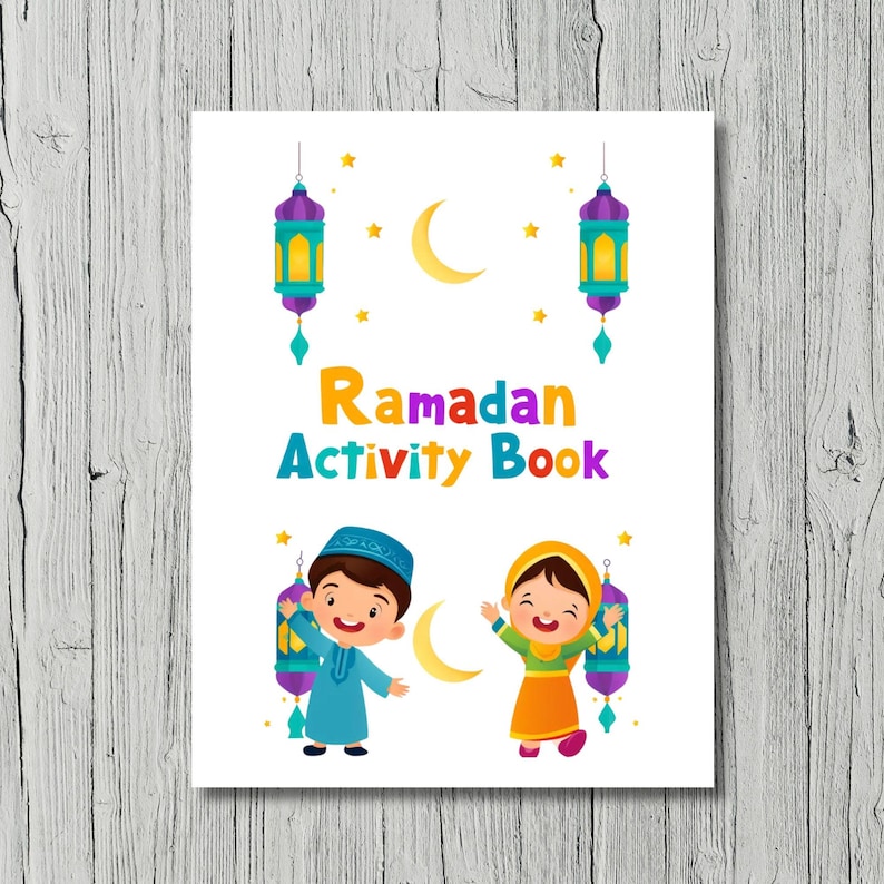 Ramadan Activity Sheets 2026 Printable PDF, Kids Ramadan Activity Book ...