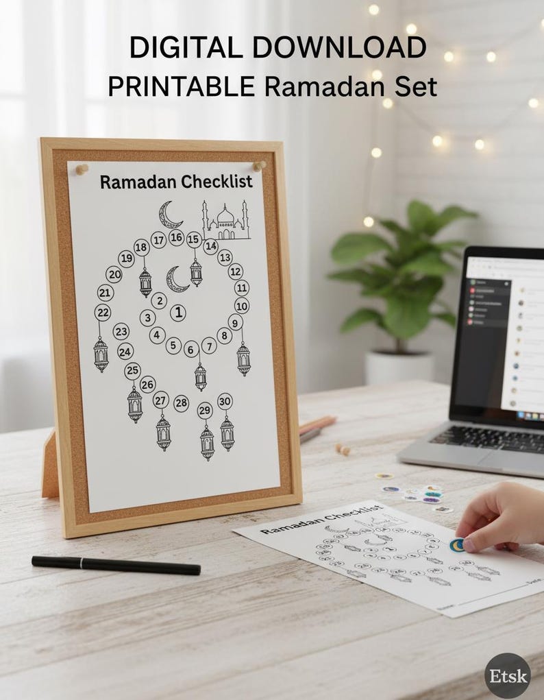 Ramadan Activity Sheets 2026 Printable PDF, Kids Ramadan Activity Book ...