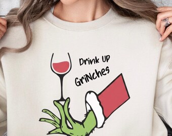 Gildan Softstyle T-Shirt – Drink Up Grinches Weihnachten, Funny Xmas, Unisex