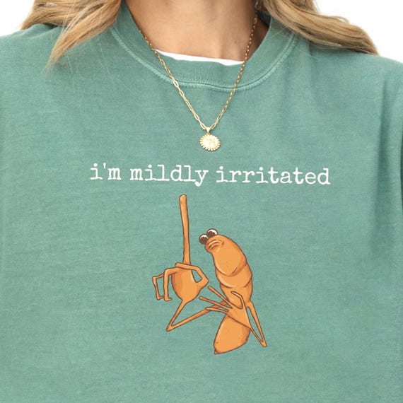 I'm Mildly Irritated Marcus The Worm Shirt, Marcus The Worm Meme Shirt, Brain Rot shirt, Robert Help Marcus The Worm Ugly shirt