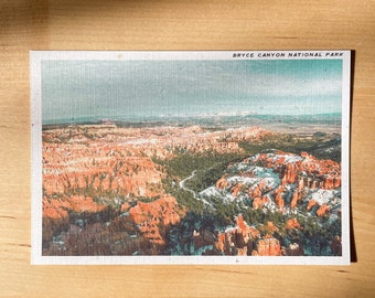 Bryce Canyon National Park Vintage-Inspired Travel Souvenir Postcard