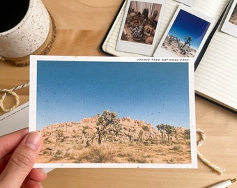 Joshua Tree National Park Vintage-Inspired Travel Souvenir Postcard