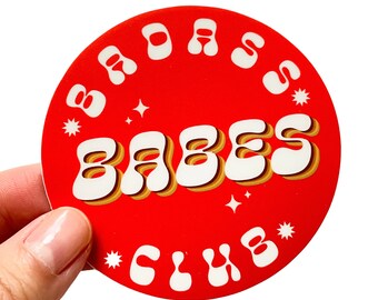 Badass Babes Club Sticker