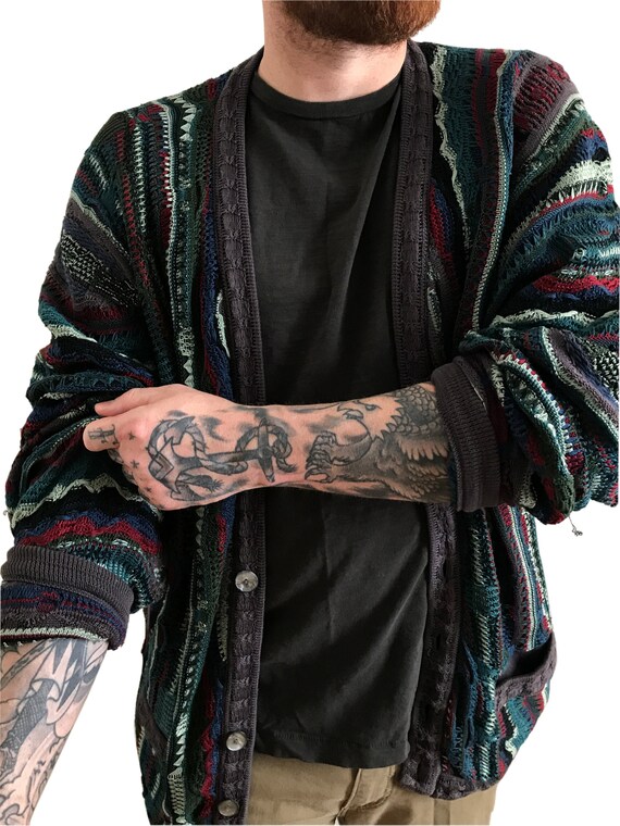 Vintage Green Coogi Cardigan