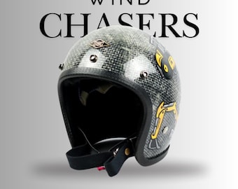 Custom SLIMHEAD 500TX Helmet "Constructo Ride" – Unique Biker Gift