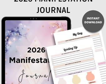 2026 Manifestation Journal | Vision Board & Goal Setting by Cyberplanit