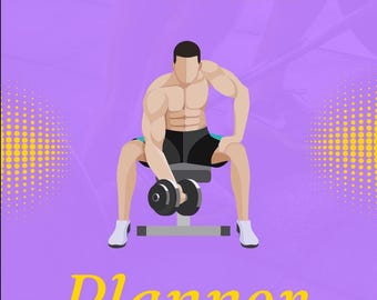 Fitness Planner 2026 | Cyberpunk Style| Monthly Plus Weekly Fitness