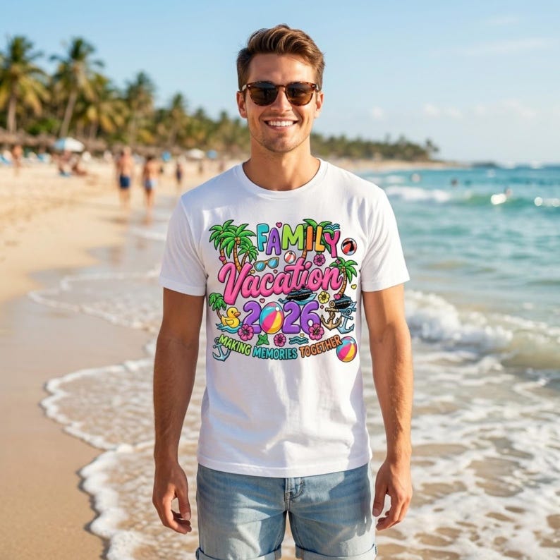 Family Cruise 2026 PNG Bundle | Vacation Trip PNG | Cruise Squad Design ...