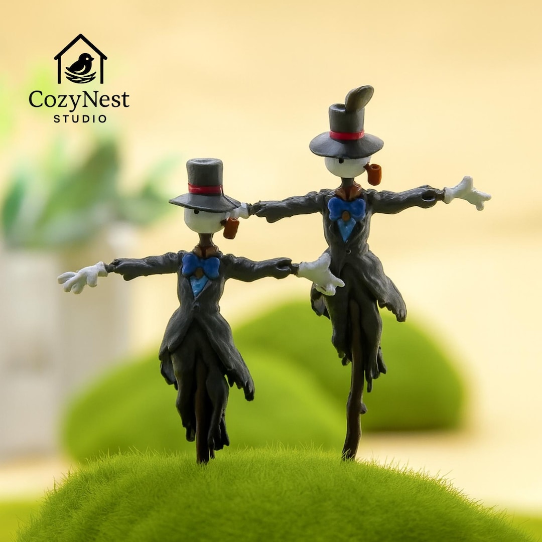 Howl’s Moving Castle Scarecrow Figurines – Turnip Head Mini Collectible ...