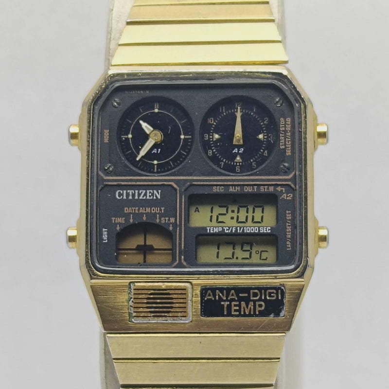 Citizen Ana Digi Quartz - Etsy