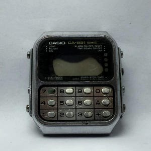 Casio CA-851 Calculator 134 Quartz Vintage Men’s Watch For Parts