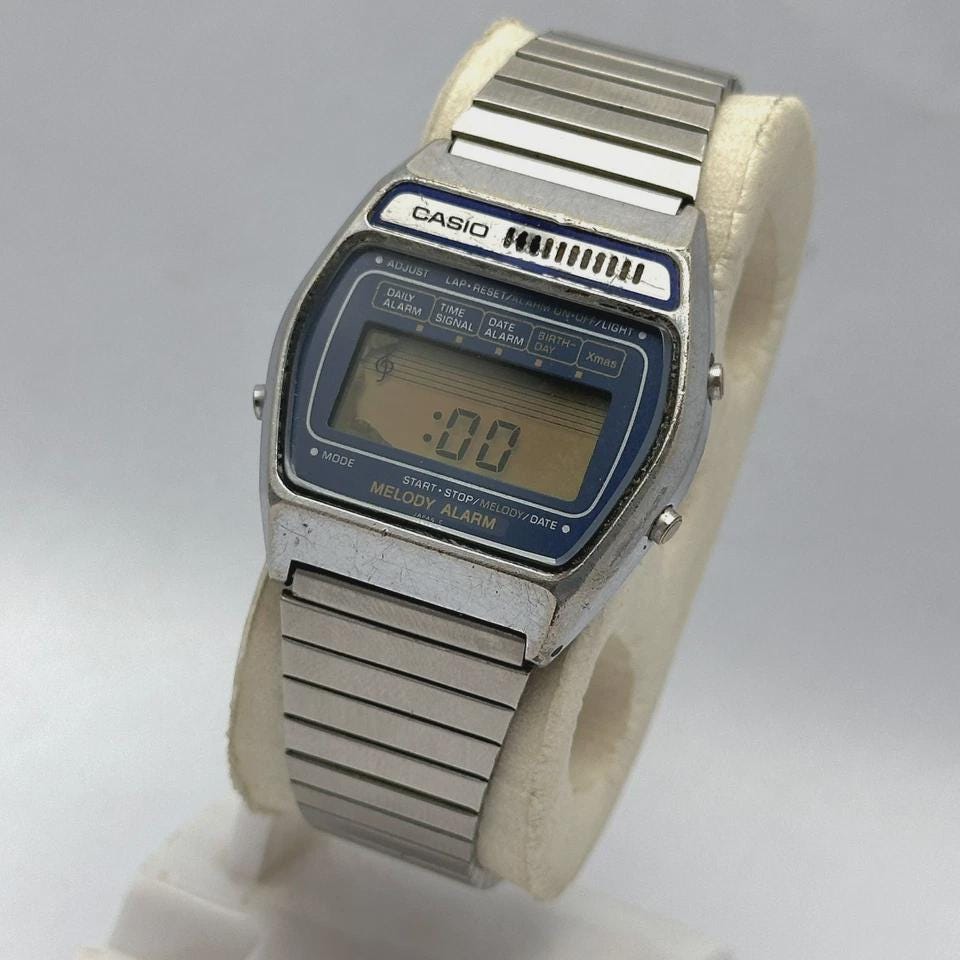 Casio Melody Alarm M-521 Quartz 407 Vintage Men's Watch - Etsy