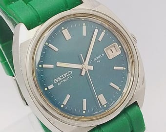 Rare Seiko Emblem Automatic 2409-0030 | Vintage 1970s Green Dial