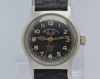 West End Watch Co Sowar Prima D 3152 Manual Winding Military Vintage Watch