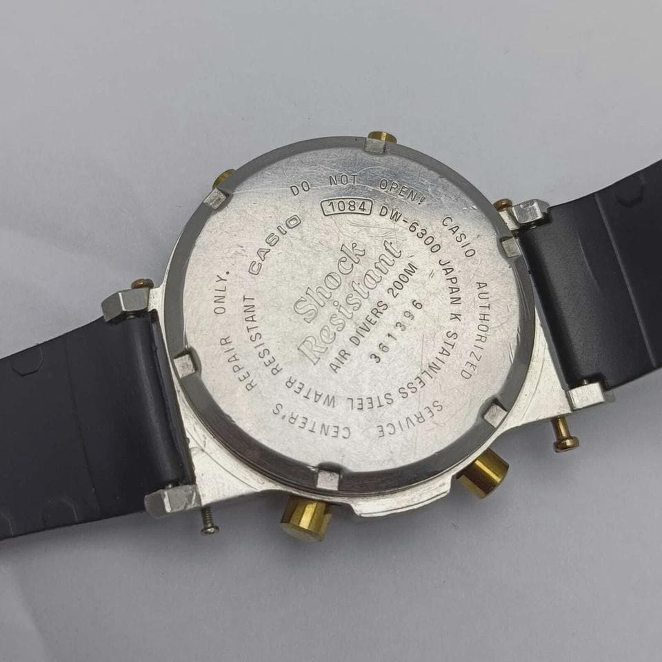 カシオ G-Shock フロッグマン 1084 アラームクロノ DW-6300 ダイバーズ