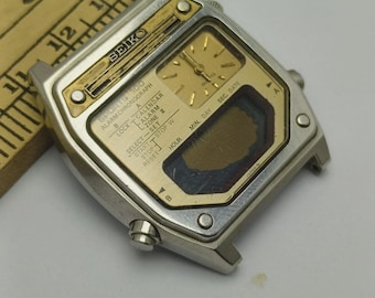 Seiko Sports 100 Alarm Chronograph H239-505A Ana Digi Vintage-klocka för delar