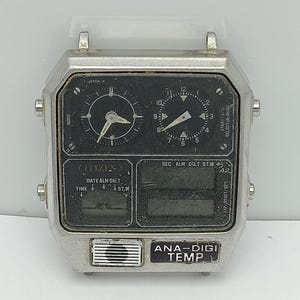 ヴィンテージ CITIZEN 2200 ローマン文字盤 タンク 1980年代 1980 citizen watch - Etsy 日本
