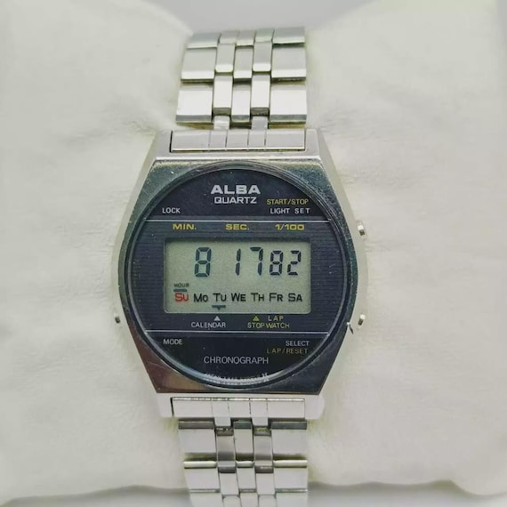 セイコー アルバ Y448-6000 クォーツ デジタル ヴィンテージ メンズ 