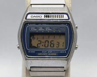 Casio Melody Alarm 82H108 Alarm Vintage Men's Watch - Etsy