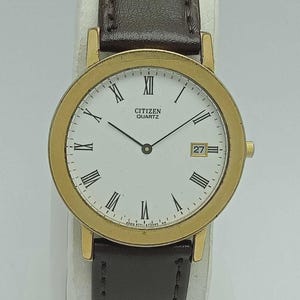 Citizen 4771-Y59375 Quartz Roman Dial Vintage Men’s Watch