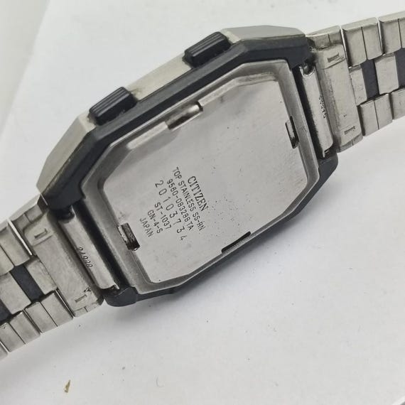 Citizen ST-1037 Chrono 9560-083288 Ana Digi Vintage Men's Watch - Etsy