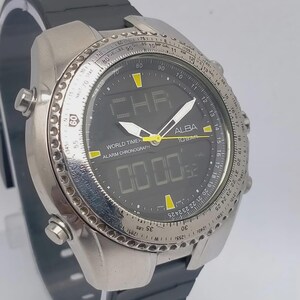 Seiko World Timer Chronograph - Etsy