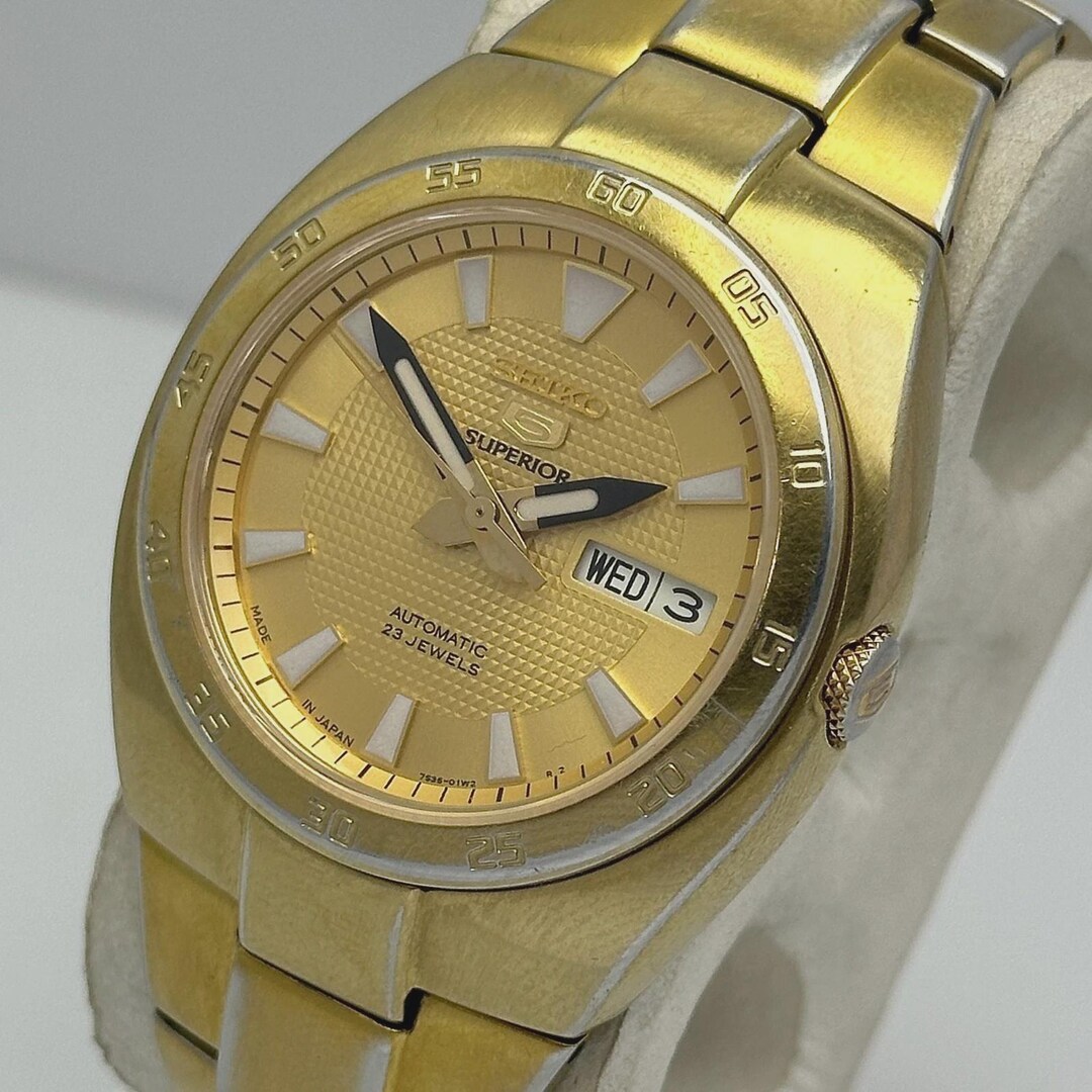 Seiko 5 Superior 7S36-01N0 Automatic Day/date Vintage Men's Watch