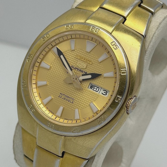 Seiko 5 Superior 7S36-01N0 Automatic Day/date Vintage Men's Watch