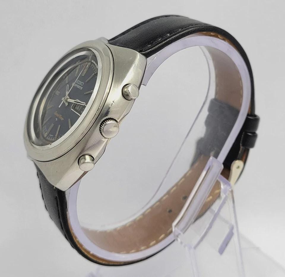 Montre Vintage Seiko 5 Sports Speedtimer 7017-6040 - Référence 6040R - Occasion