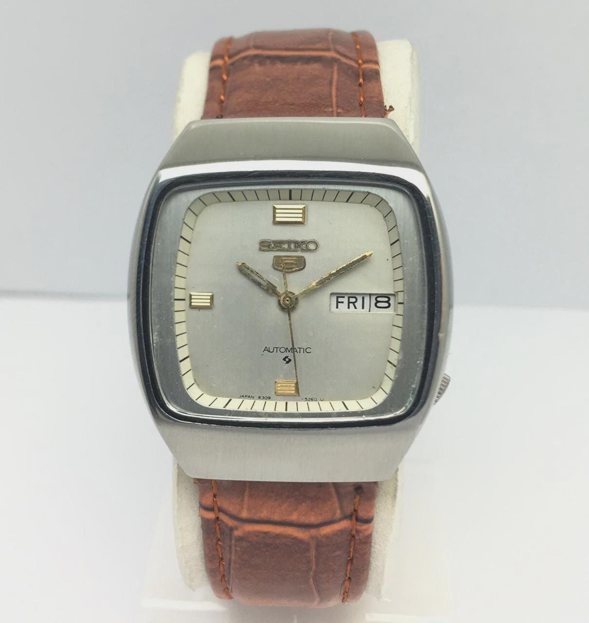 あさこ Seiko 5 Automatic 6309-521A Day/date Vintage Men's Watch - Etsy