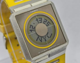 Casio 2128 FS-02 Quarz-Chronograph Digital Filmuhr JDM Vintage Herrenuhr