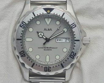 Seiko Alba Diver V348-6090 Quartz Vintage Men’s Watch