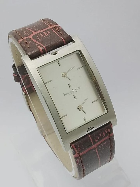 Kenneth Cole Dual Time Zone New York KC1132 Quartz Vintage  display picture 1