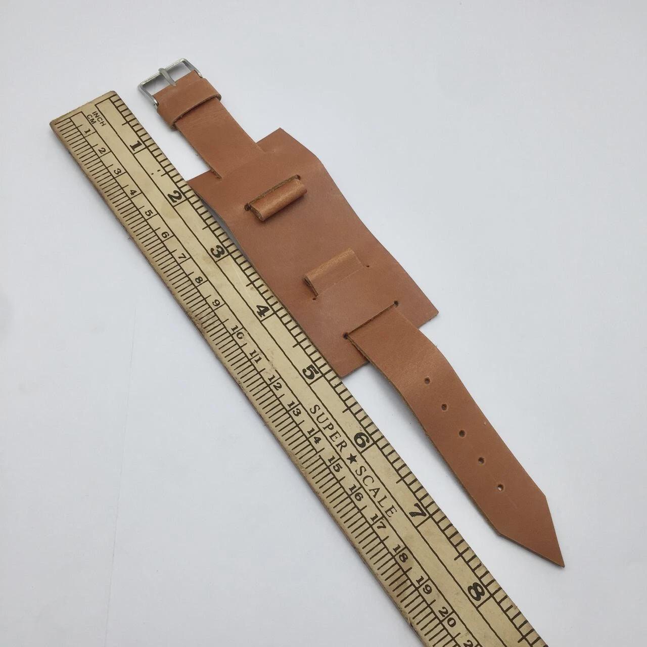 18 Mm Bund Cuff Hollywood Citizen Bullhead Brad Pitt Brown Strap