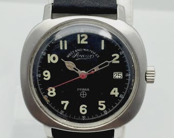 West End Watch Co Sowar Prima Cal.39 Manual Winding Military Vintage Watch
