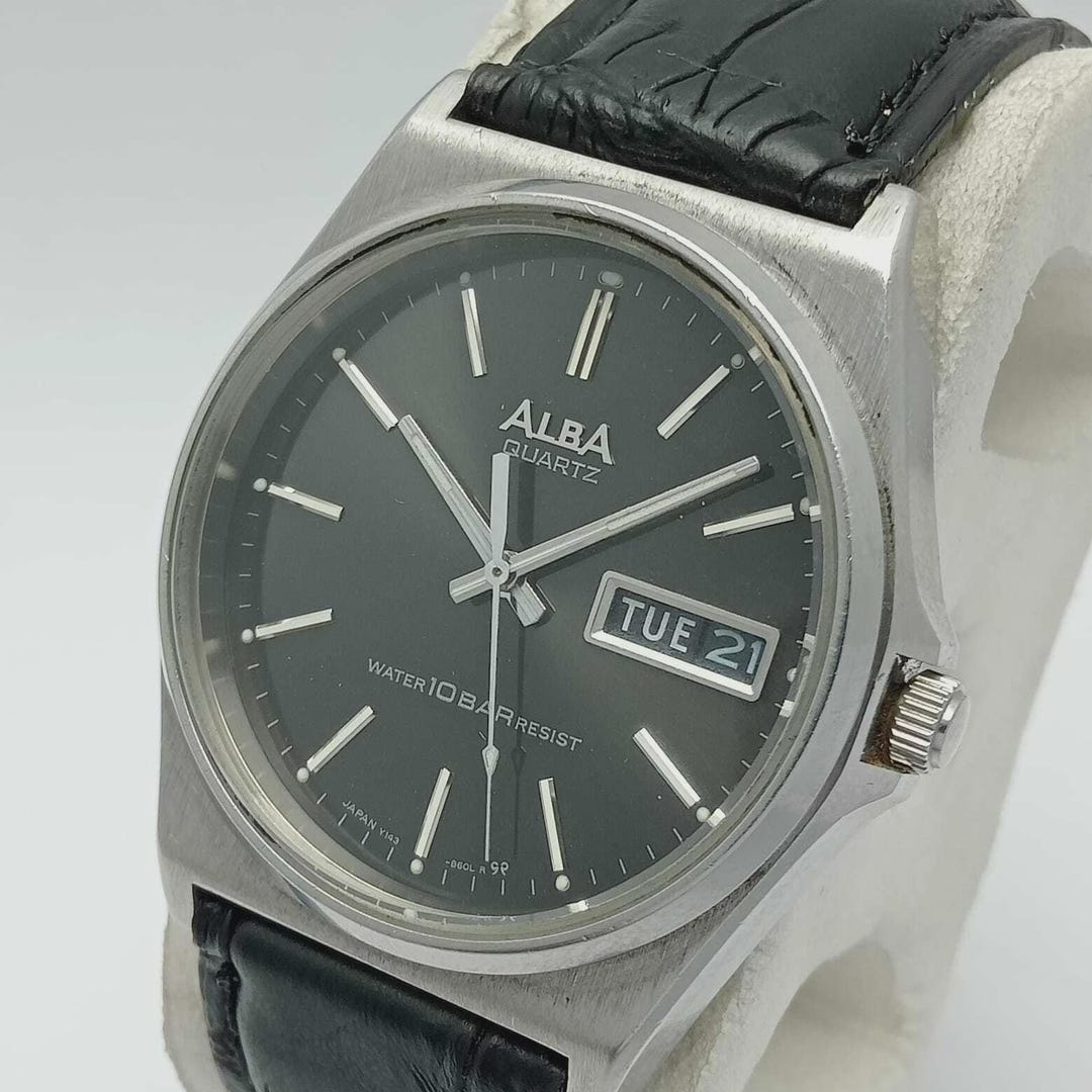 Seiko Alba Y143-8280 Quartz Day/date Vintage Men's Watch - Etsy