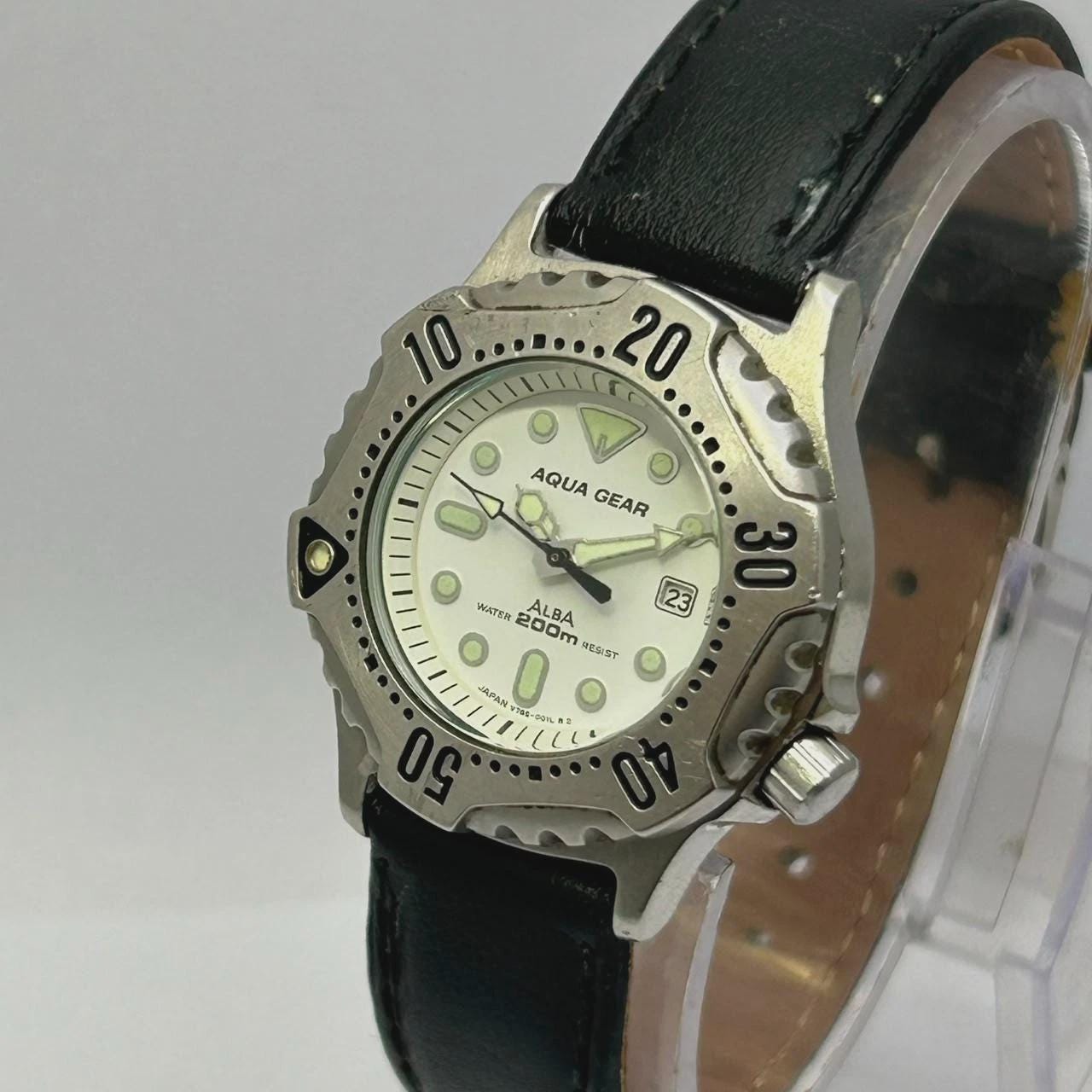 Alba Aqua Gear Watch - Etsy